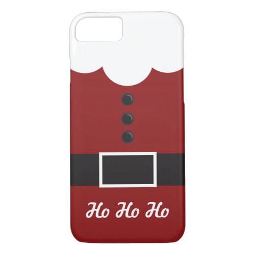 Ho Ho Ho  Santa Suit Christmas iPhone 7 case