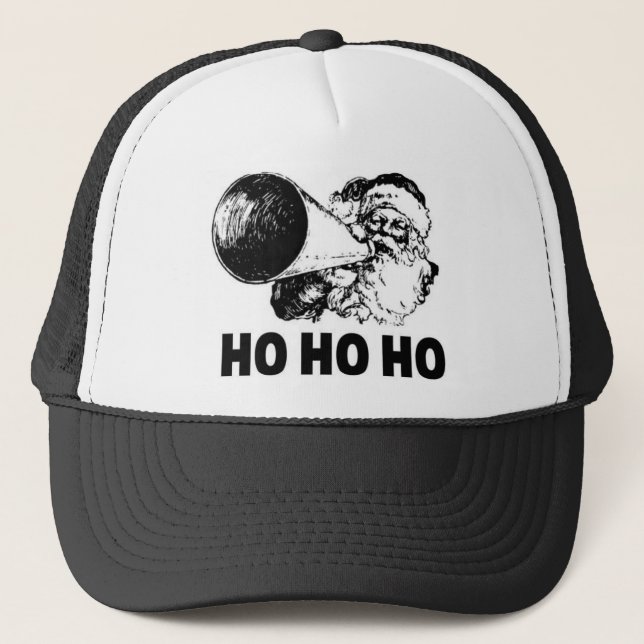 Ho Ho Ho Santa  Trucker Hat (Front)