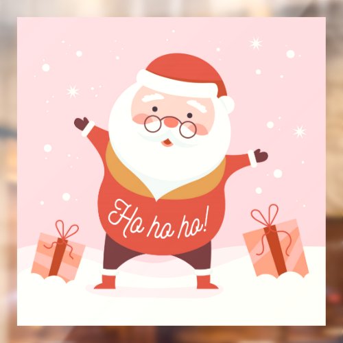 Ho Ho Ho Santa  Window Cling