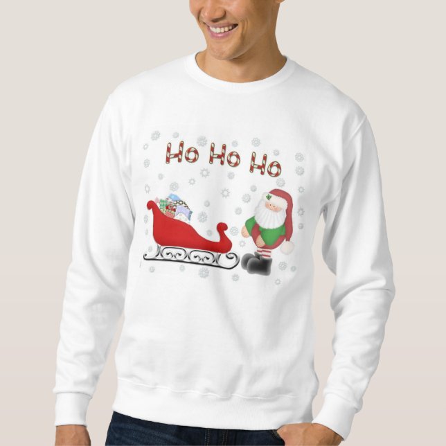 Ho Ho Ho Santas Sleigh  Sweatshirt (Front)