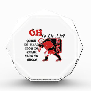 Ho Ho Ho! Special Santa To Do List Art Print Award
