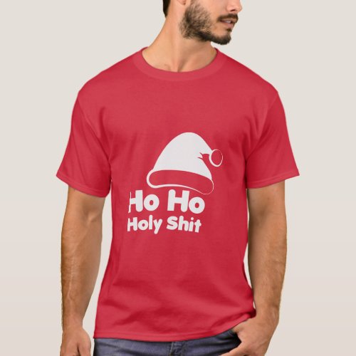 Ho Ho Ho Surprised Santa Tee