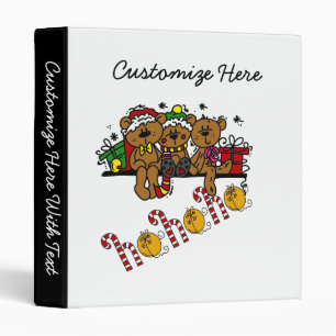 Ho Ho Ho Teddy Bears Binder