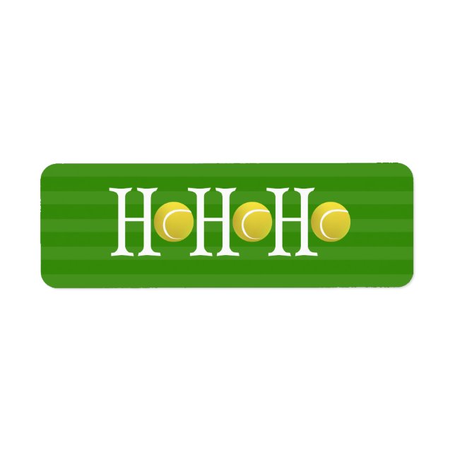 HO-HO-HO - tennis Label (Front)