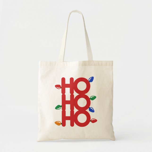 Ho Ho Ho Tote Bag (Front)