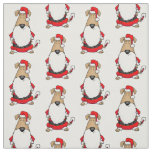 HO HO HO Very Funny Santa Costume Sarcastic Dog Fabric