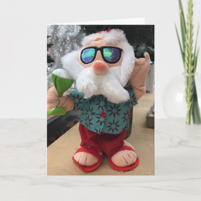 **HO HO HO** WORK IS DONE-TIME TO CELEBRATE CARD (Front)