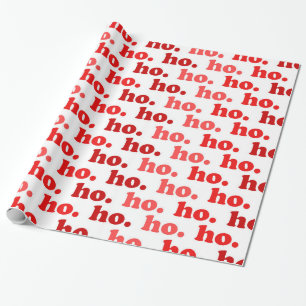 ho. ho. ho. wrapping paper