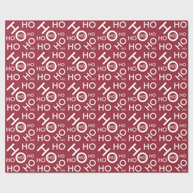 HO HO HO WRAPPING PAPER (Seam)