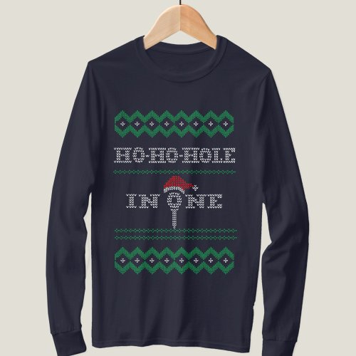 Ho Ho Hole in One Golfmas Golf Lover Mens T_Shirt