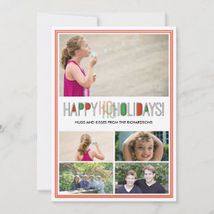 Ho Ho Holidays x5 Holiday Card