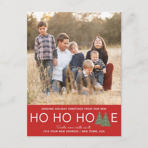 Ho Ho Home Holiday Moving Announcement
