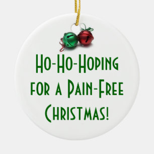 Ho-Ho-Hoping... Ceramic Ornament