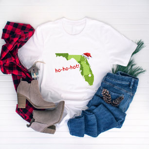 ho-ho-hot! Florida Funny Christmas Winter T-Shirt