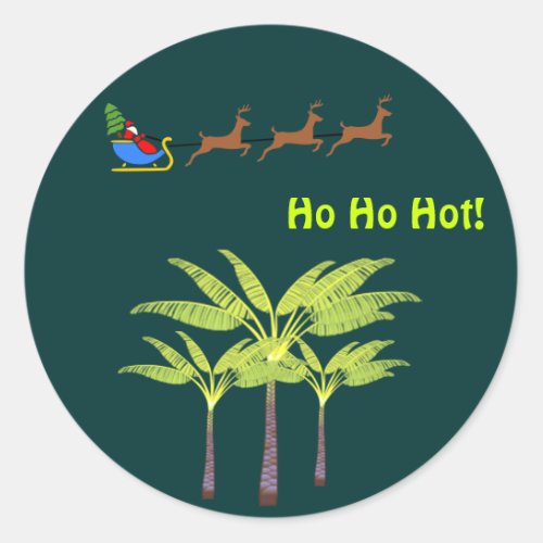 Ho Ho Hot Santa Sticker