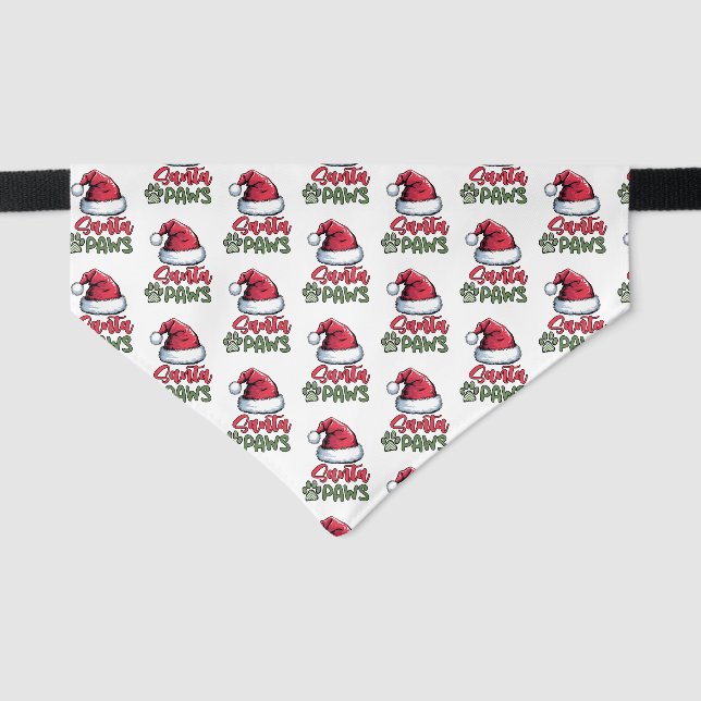 Ho-Ho-Howliday Cheer Dog Pet Bandana Collar (Front)