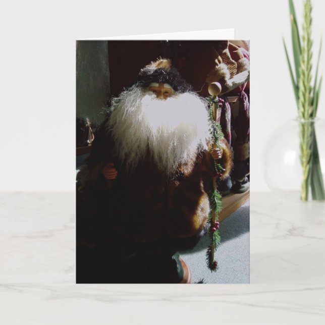 HO HO MERRY CHRISTMAS HOLIDAY CARD (Front)