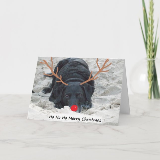 Ho Ho Merry Xmas Holiday Card (Front)