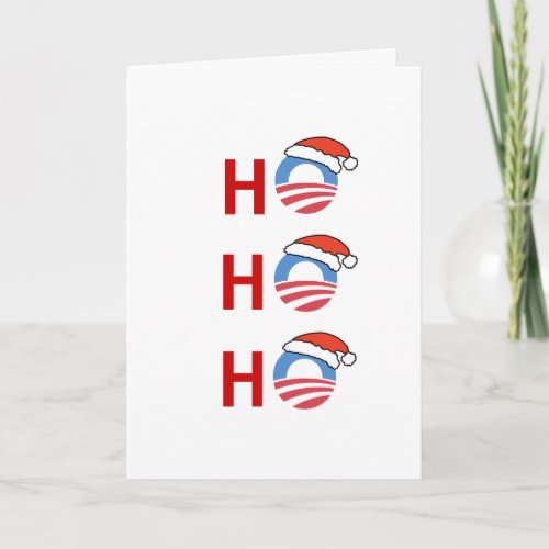 Ho Ho Obama Card