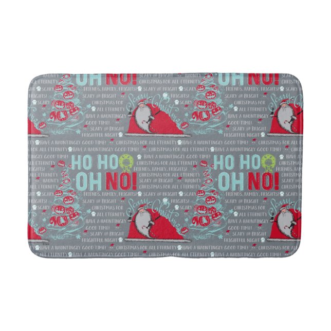Ho Ho Oh No | Santa Claus Bath Mat (Front)