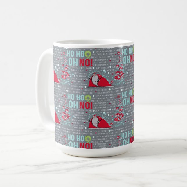Ho Ho Oh No | Santa Claus Coffee Mug (Front Left)