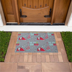 Ho Ho Oh No Santa Claus Doormat