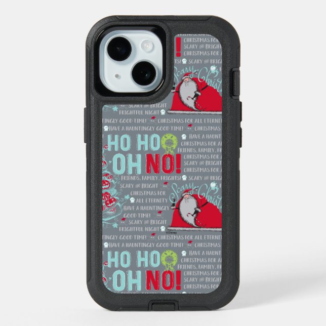 Ho Ho Oh No | Santa Claus iPhone 15 Case (Back)