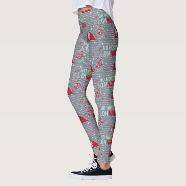 Ho Ho Oh No | Santa Claus Leggings (Left)