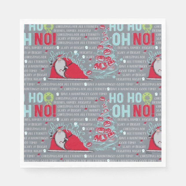 Ho Ho Oh No | Santa Claus Napkins (Front)