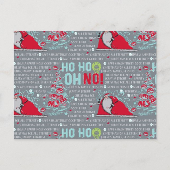 Ho Ho Oh No | Santa Claus Postcard (Front)