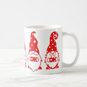 Ho Ho Red Gnomes Coffee Mug