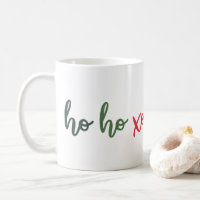 Ho Ho Xo Christmas Mug