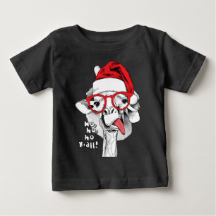 Ho Ho Y’all Giraffe Baby T-Shirt