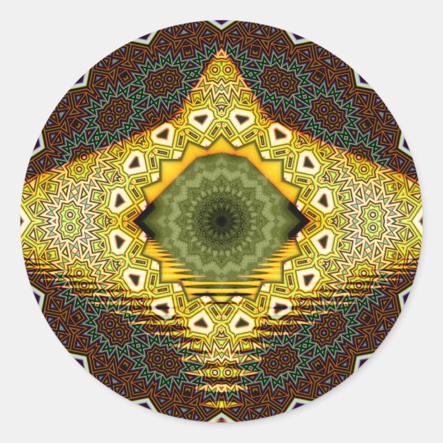 Ho Hum Tribal Classic Round Sticker (Front)