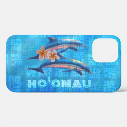 HOâOMAU Hawaiian Dolphins Primitive Collage Case_M iPhone 12 Pro Case