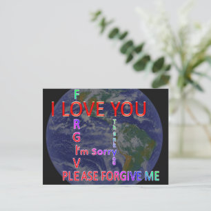 Ho' oponopono Earth Postcard