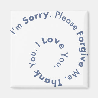 Ho’Oponopono Mantra Prayer Healing Sentences Magnet