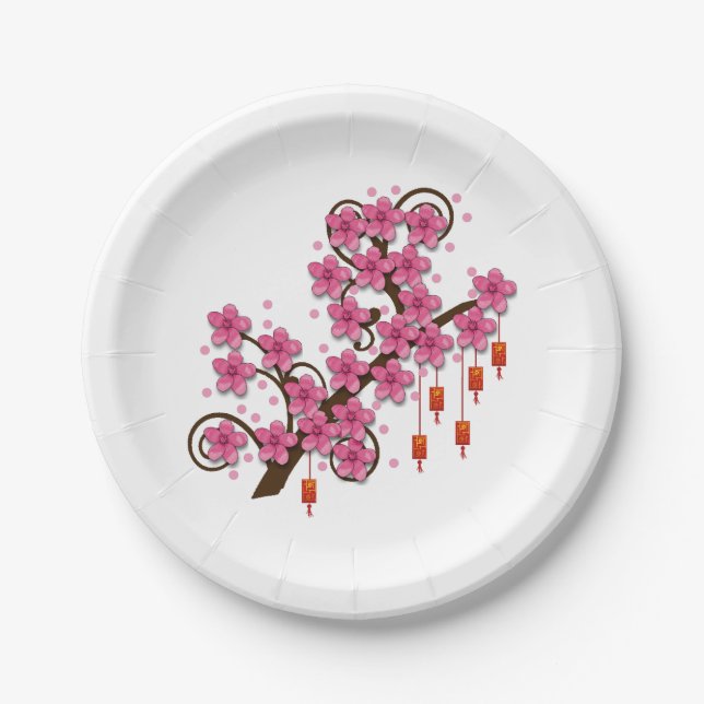 Hoa Dao Paper Plates (Front)