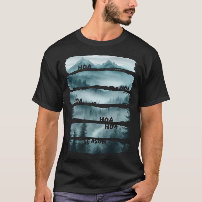 Hoa Hoa Hoa Hoa Hoa Season Fall Autumn Trendy T-Shirt (Front)