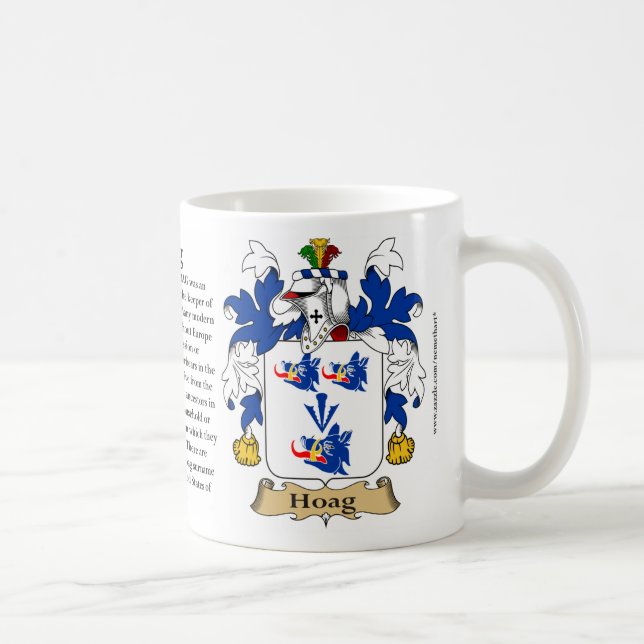 Hoag, the Origin, the Meaning and the Crest Coffee Mug (Right)