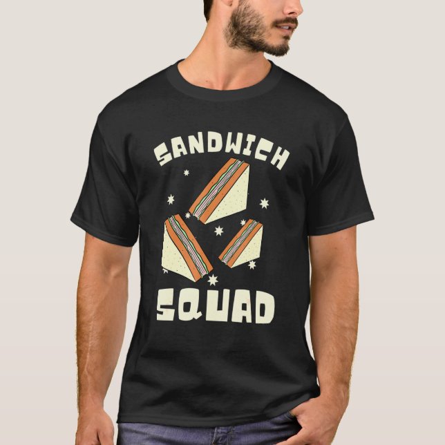 Hoagie Sub Artist And Sandwich Maker   Sandwich Sq T-Shirt (Front)
