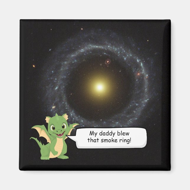 Hoag's Object Astrophysics Humor  Magnet (Front)