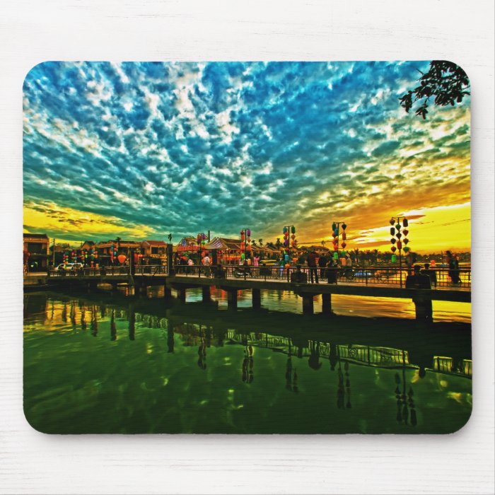 Hoai River Vietnam Mouse Pads