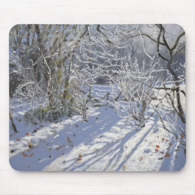 Hoar frost Markeaton Derby.UK.2012 Mouse Pad (Front)