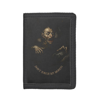 Hoarder’s Familiar: Goblin "Don't Touch My Money" Tri-fold Wallet