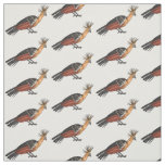 Hoatzin bird cartoon illustration  fabric