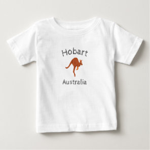 Hobart Australia Kangaroo Baby T-Shirt