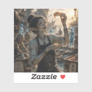 Hobbies / Sushi Chef / Japan's Fish Market Sticker