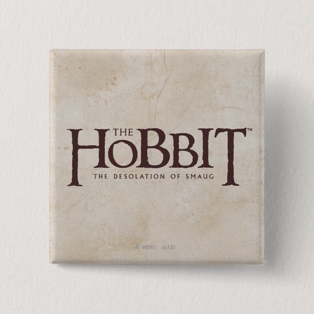 Hobbit Logo - Dark Pinback Button (Front)