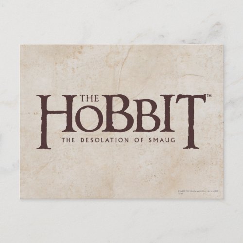 Hobbit Logo _ Dark Postcard